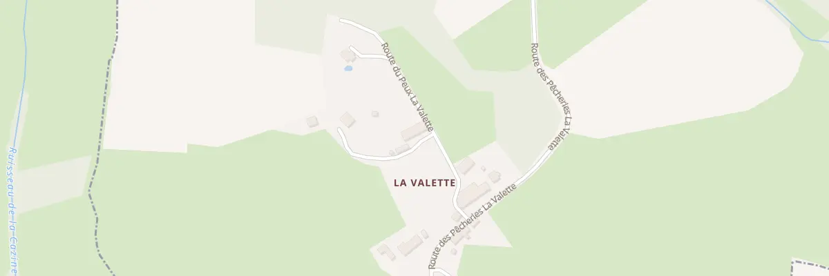 Plan du 3 Imp de la Valette à Naillat