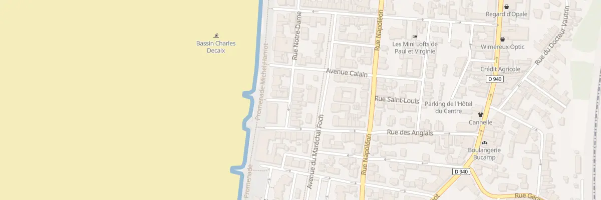 Plan du 15 Rue Notre Dame à Wimereux