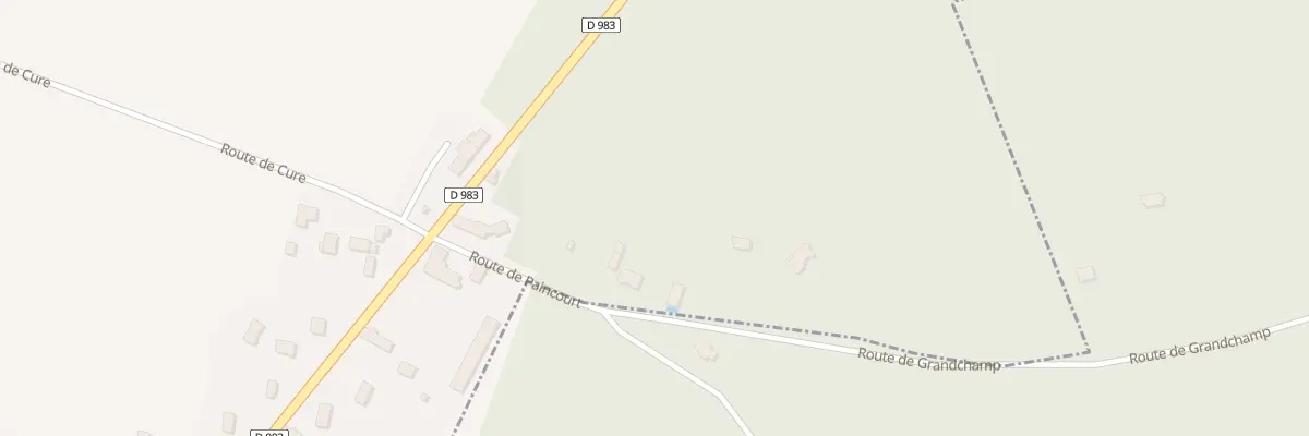 Plan du 6 Rte de Paincourt à Grandchamp