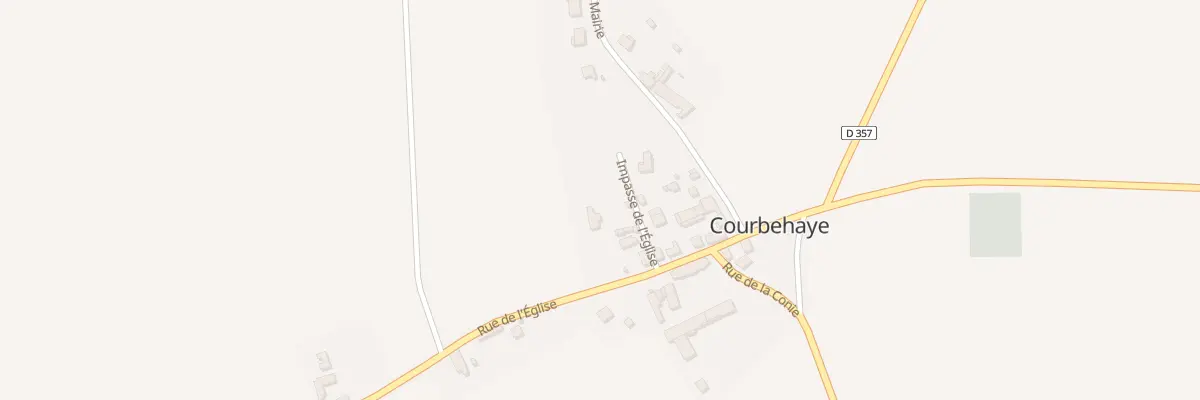 Plan du 2 Imp de l’Eglise à Courbehaye