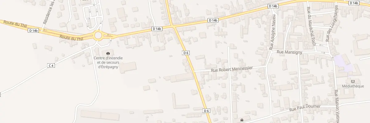Plan du 13 Rue du Chemin de Fer à Étrépagny