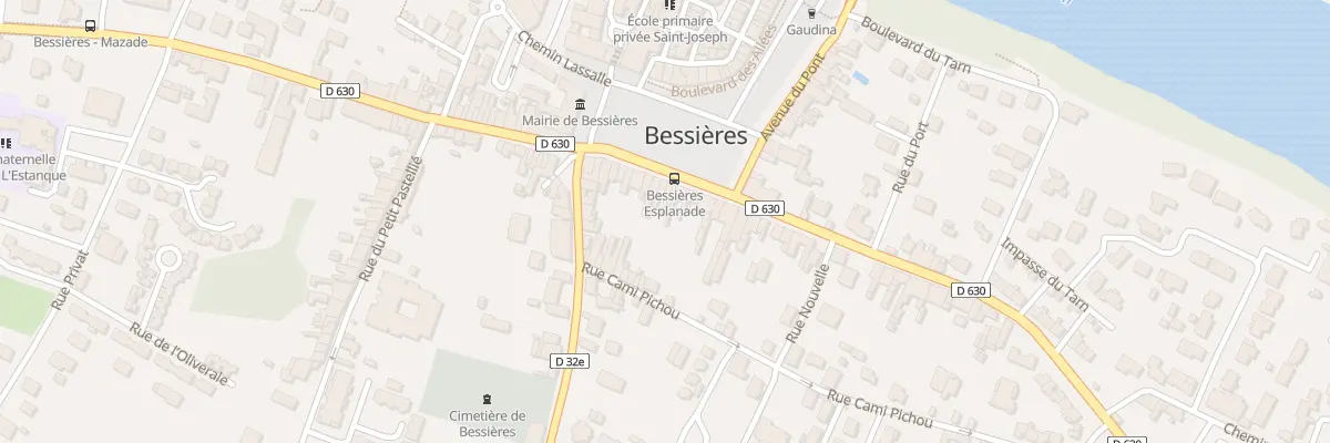 Plan du 76 Esp Bellecourt à Bessières