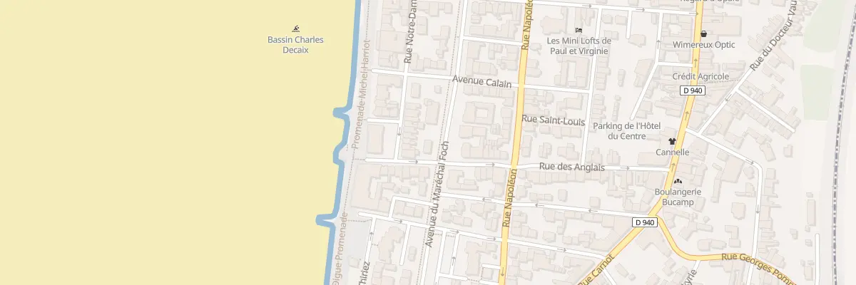 Plan du 10 Av Foch à Wimereux