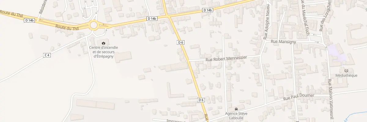 Plan du 9 Rue du Chemin de Fer à Étrépagny
