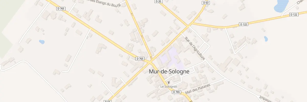 Plan du 5 Rue Camille Masson à Mur-de-Sologne