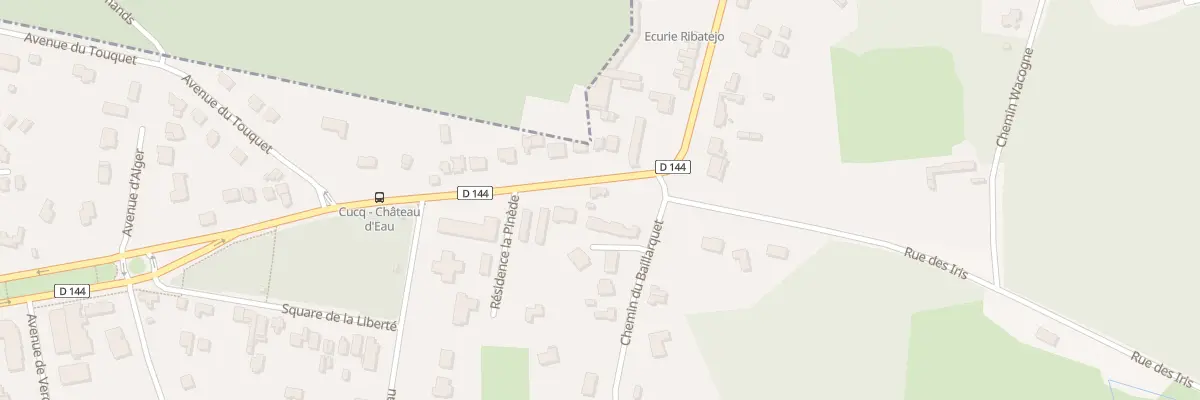 Plan du 43 Bd Edmond Labrasse à Cucq