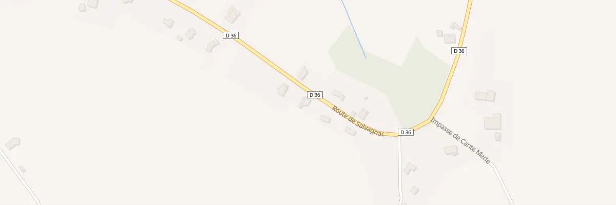 Plan du 1380 Rte de Salvagnac à Tauriac