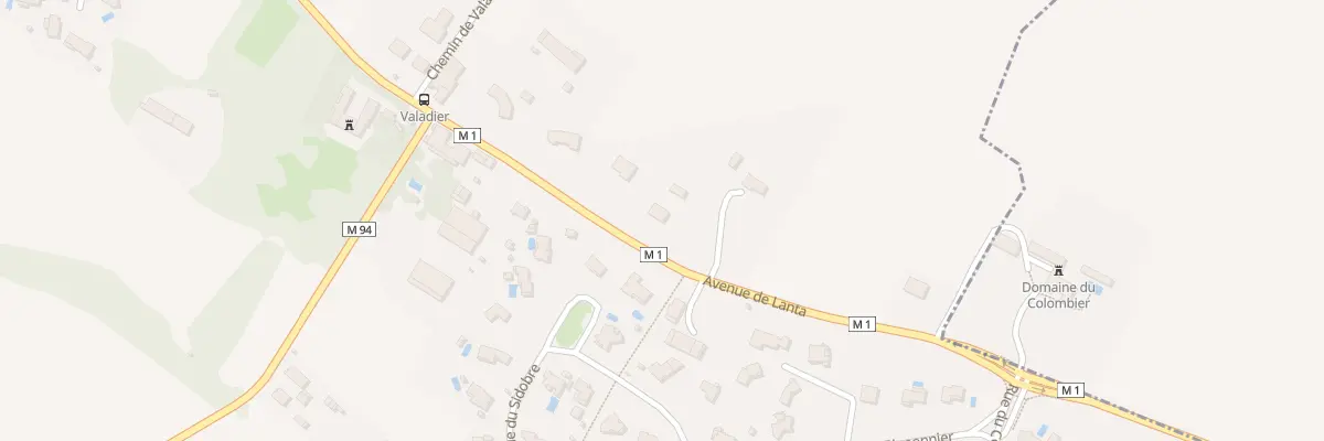 Plan du 25 Av de Lanta à Drémil-Lafage