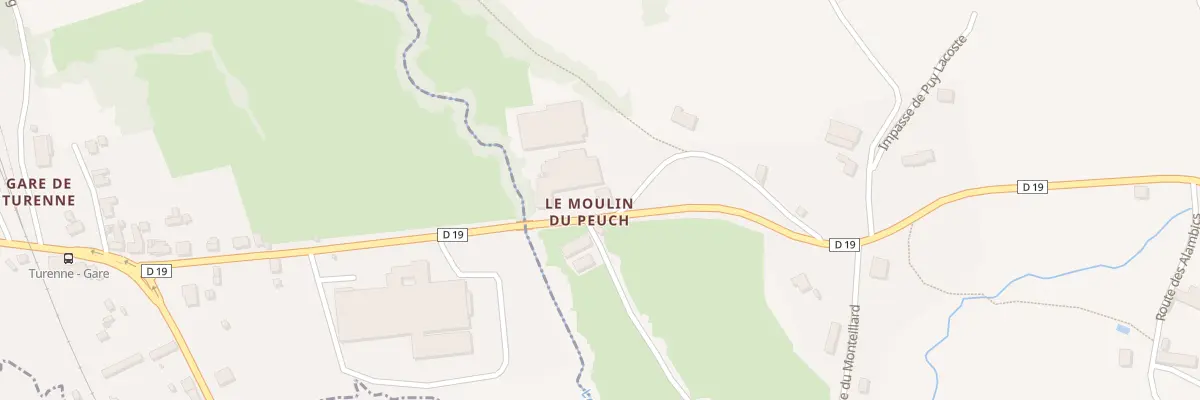 Plan du 5126 Moulin du Peuch à Ligneyrac