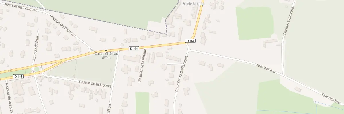 Plan du 15 Bd Edmond Labrasse à Cucq