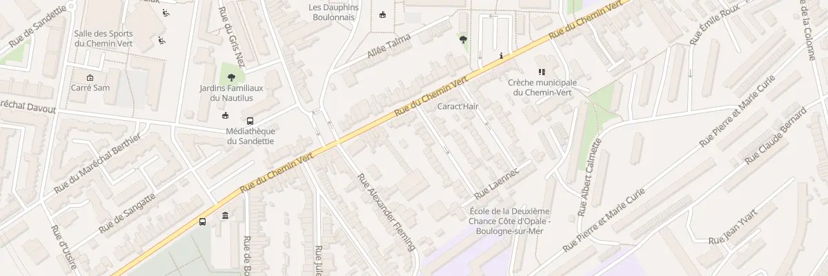 Plan du 4 Rue Laennec à Boulogne-sur-Mer