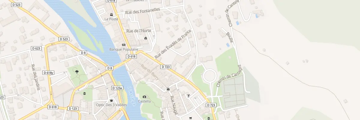 Plan du 6B Rue des Evadés de France à Tarascon-sur-Ariège