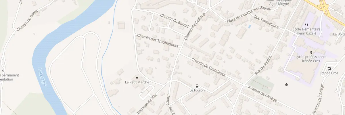 Plan du 11B Che de Cailloup à Pamiers