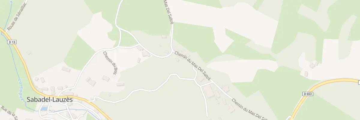 Plan du 5033 Hameau du Mas Del Saltré à Sabadel-Lauzès