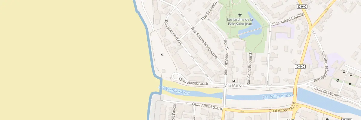 Plan du 7 Rue Jeanne d’Arc à Wimereux