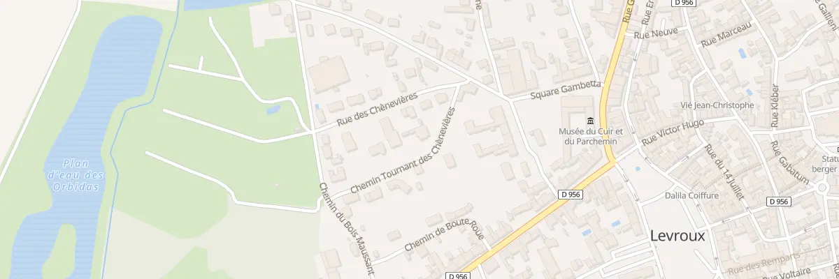 Plan du 2 Che Tournant des Cheneviere à Levroux