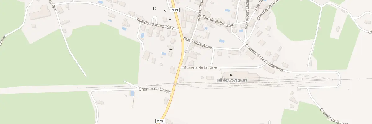 Plan du 15 Av de la Gare à Martel