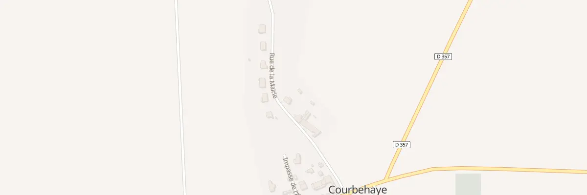 Plan du 6 Rue de la Mairie à Courbehaye