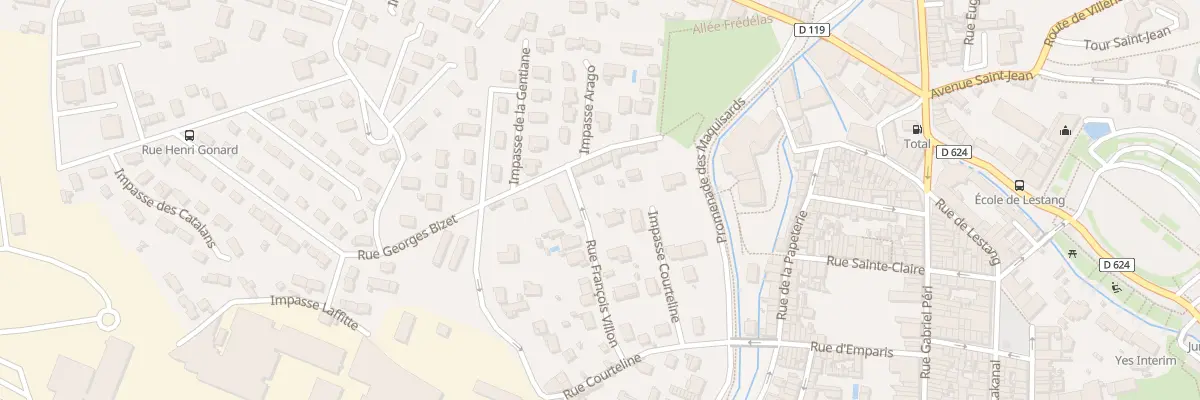 Plan du 8 Rue Georges Bizet à Pamiers