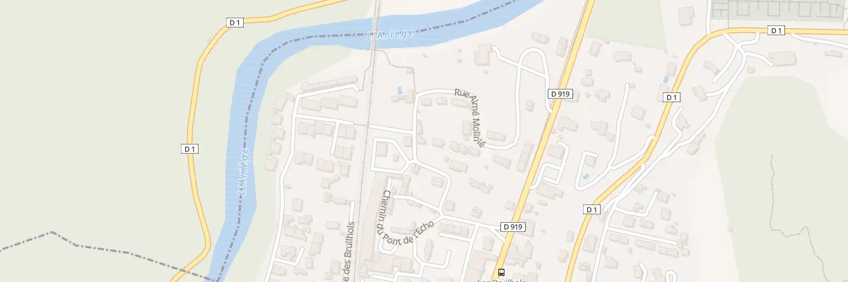 Plan du 9 Rue Aimé Molinie Ch Pont Echo à Foix