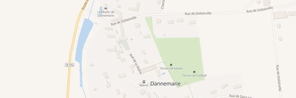 Plan du 9 Rue de la Mairie à Dannemarie