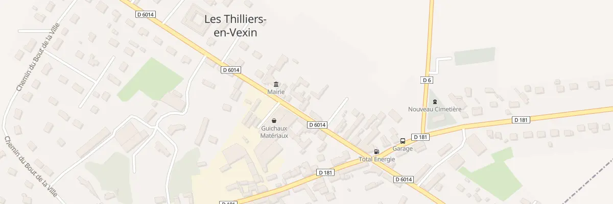 Plan du 14 Rue des Tilleuls aux Thilliers-en-Vexin