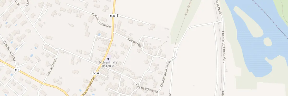 Plan du 24 Rue Fisat à Vernajoul