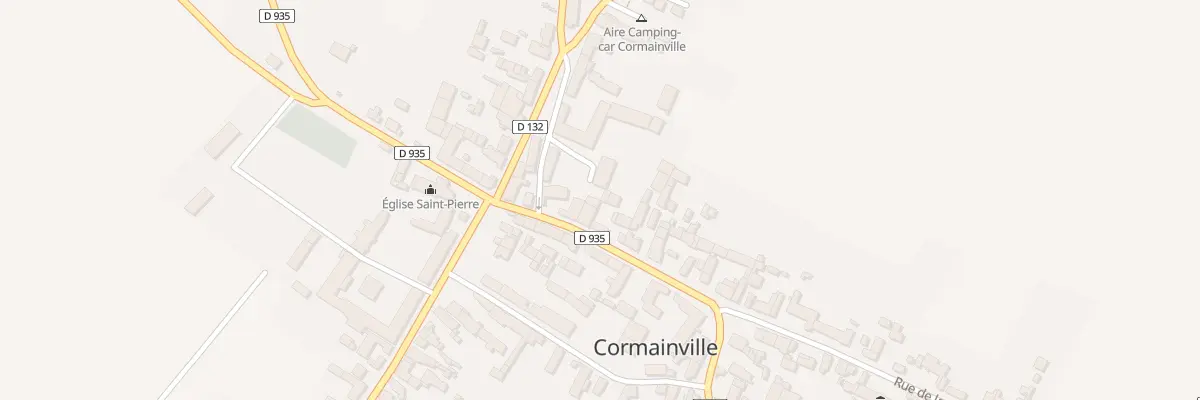 Plan du 10 Rue Nationale à Cormainville
