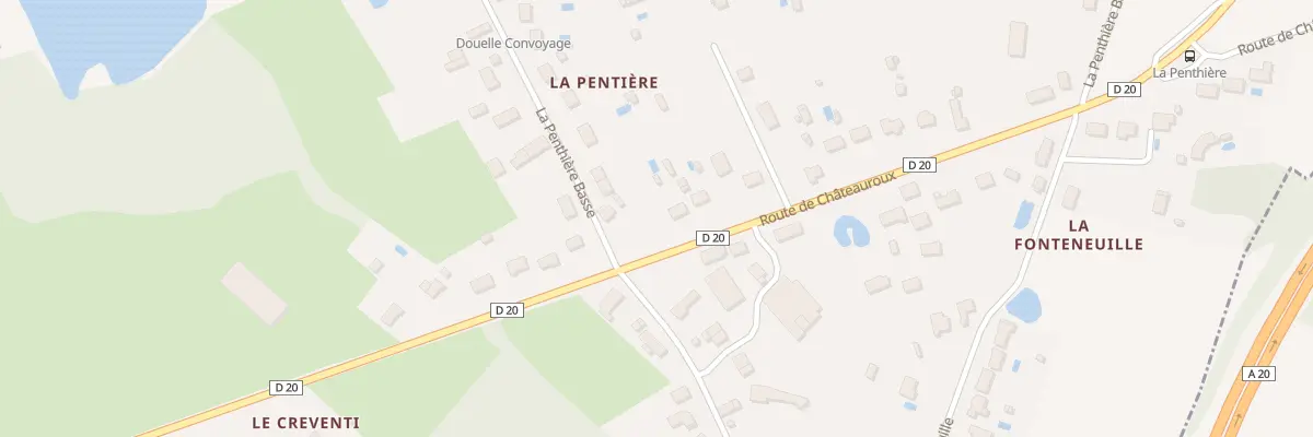 Plan du 2 Rue de la Pentiere Basse à Luant