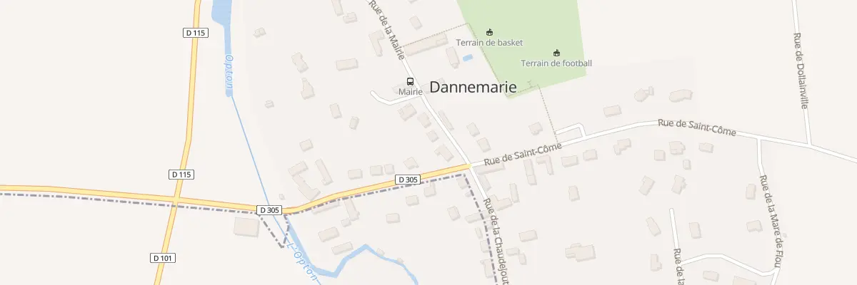 Plan du 4 Rue de la Mairie à Dannemarie