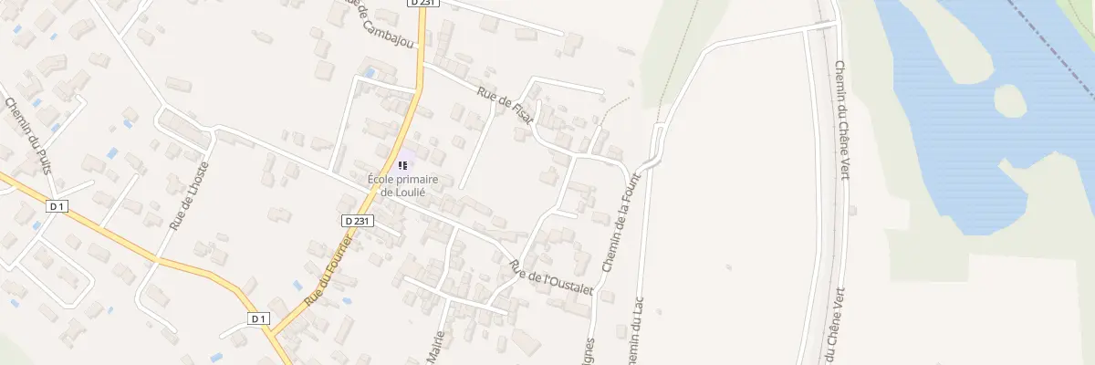 Plan du 5 Rue Fisat à Vernajoul