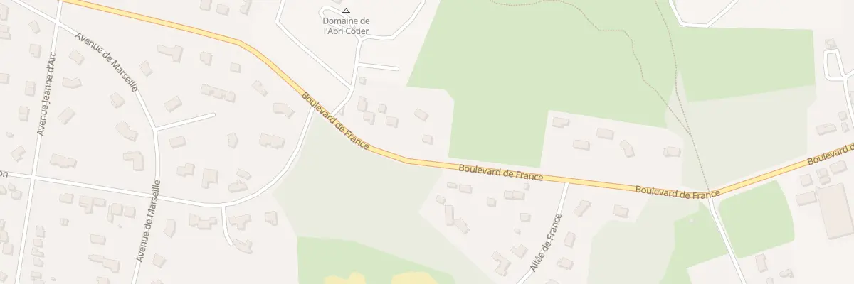 Plan du 896 Bd de France à Cucq