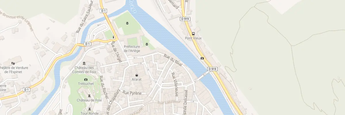 Plan du 6B Rue du Rival à Foix