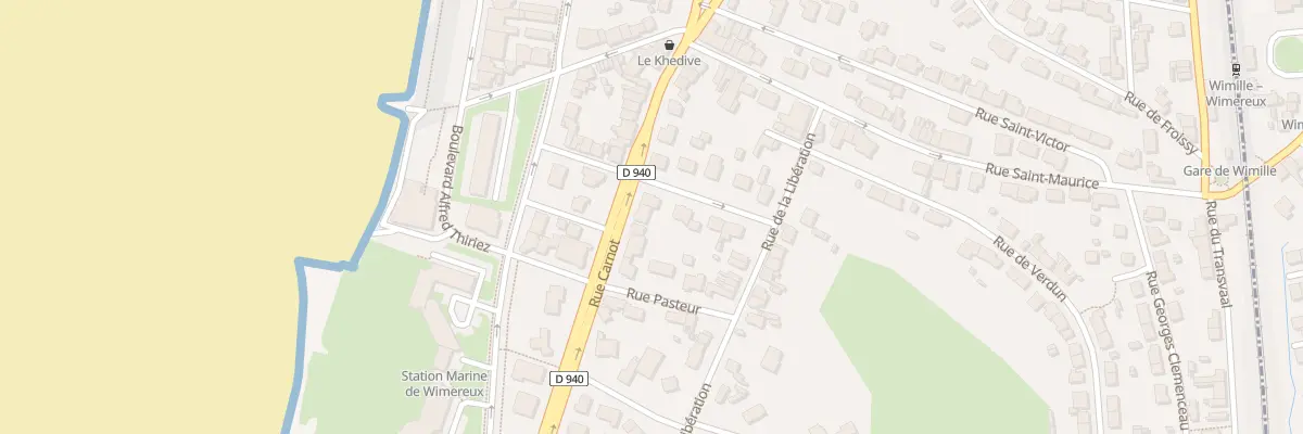 Plan du 159 Rue Carnot à Wimereux