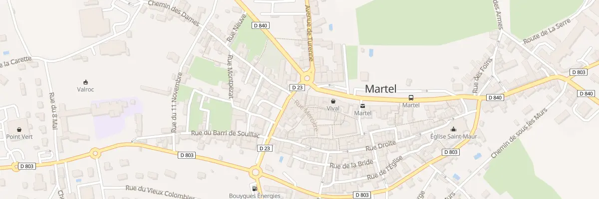 Plan du 5078 Pl Gambetta à Martel