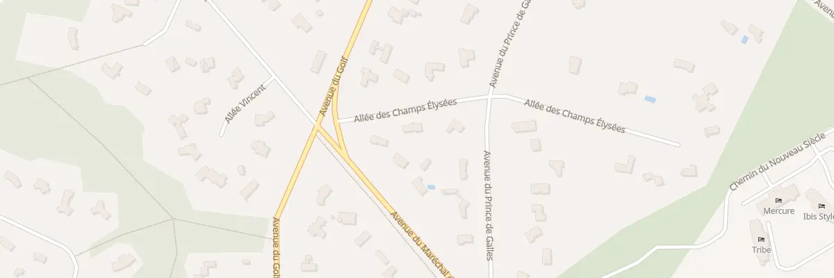 Plan du 104 Av des Champs Elysees au Touquet-Paris-Plage