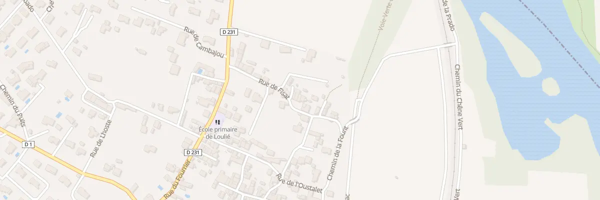 Plan du 20 Rue Fisat à Vernajoul