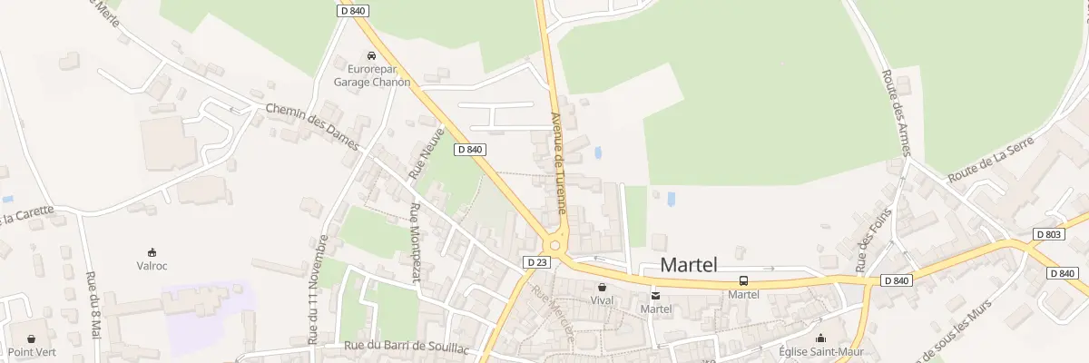 Plan du 6287F Rue des Argentiers à Martel