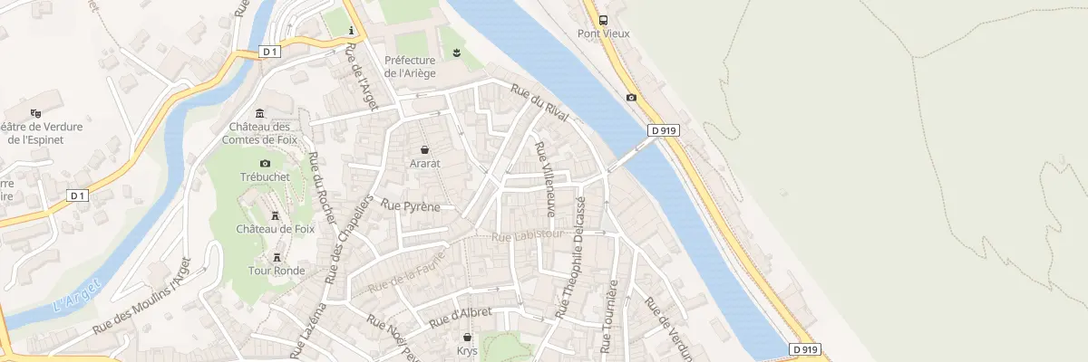 Plan du 5B Rue du Pont à Foix