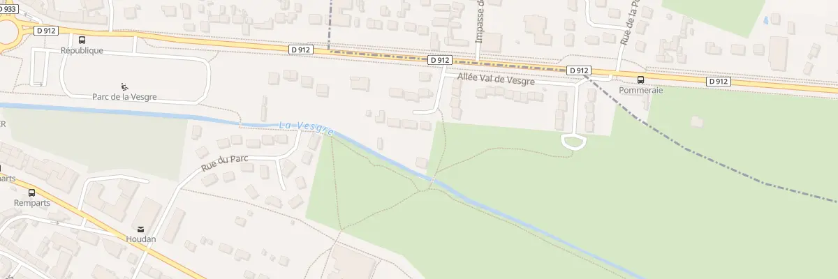 Plan du 6T Rue du Tapis Vert à Houdan