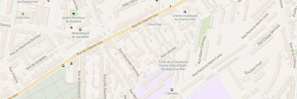 Plan du 20 Rue Laennec à Boulogne-sur-Mer