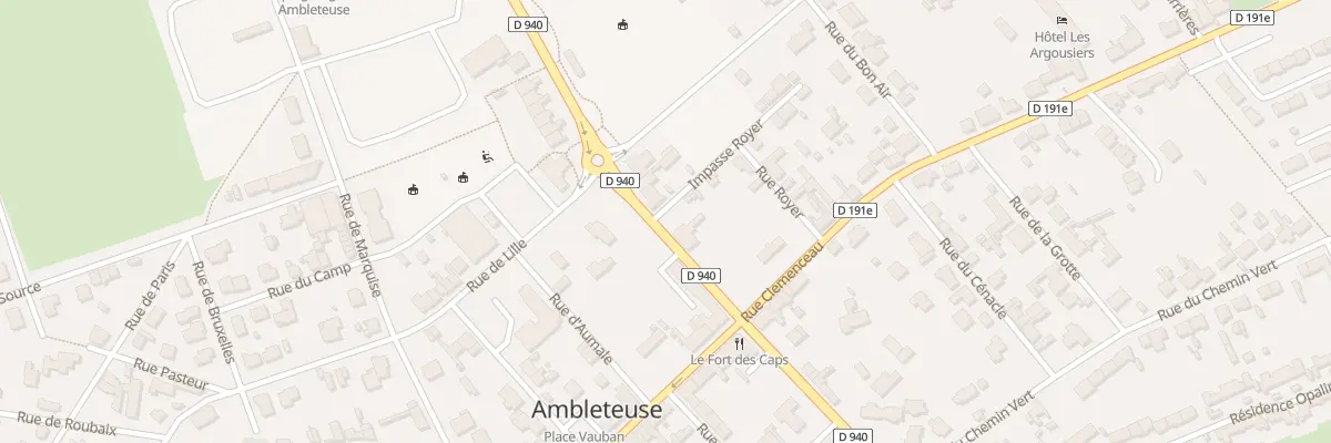 Plan du 12 Rue Nationale à Ambleteuse