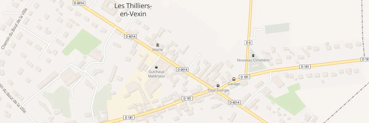 Plan du 10 Rue des Tilleuls aux Thilliers-en-Vexin