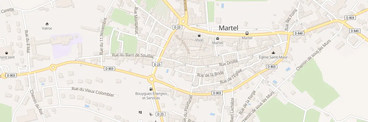 Plan du 5151F Rue Henri Court Mantel à Martel