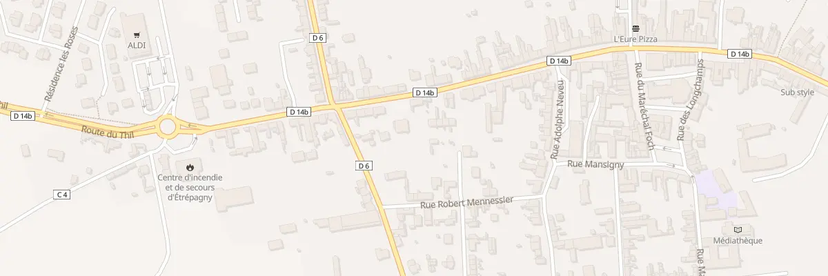 Plan du 95 Rue Georges Clemenceau à Étrépagny