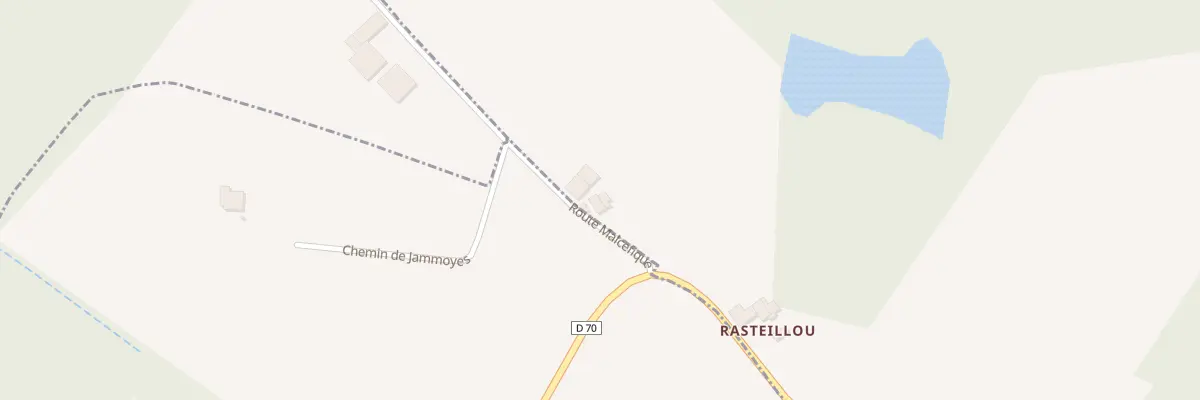 Plan du 100 Rte Malcefique à Puygaillard-de-Quercy
