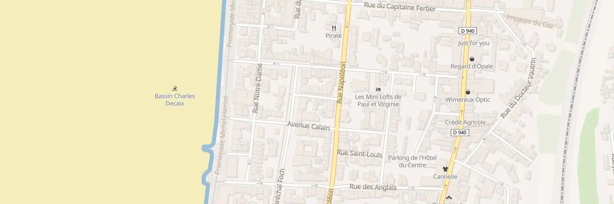 Plan du 1B Av Foch à Wimereux