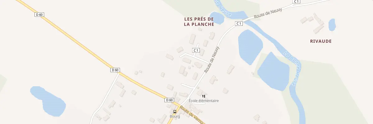 Plan du 10 Rte de Neuvy à Bauzy