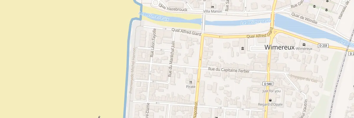 Plan du 42 Rue du Capitaine Ferber à Wimereux