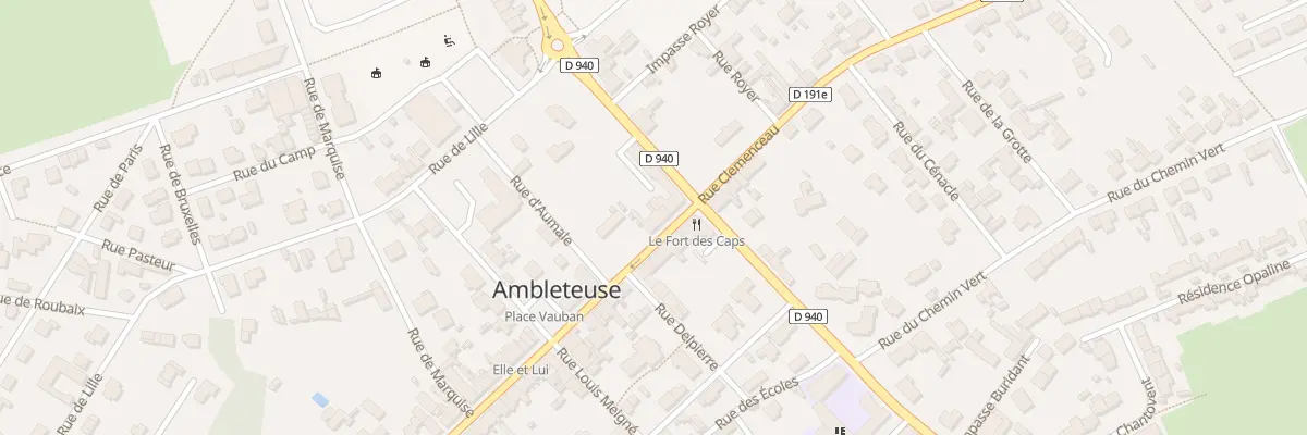 Plan du 4 Rue du Mal Foch à Ambleteuse